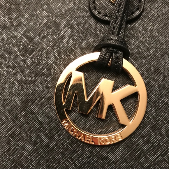 MICHAEL KORZ CLASSIC BLACK HANDBAG - Picture 7 of 13